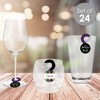 Big Dot of Happiness Mardi Gras - Masquerade Party Paper Beverage Markers for Glasses - Drink Tags - Set of 24 - 2 of 4
