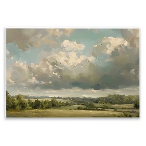Stupell Industries Sunlit Clouds over Countryside Wall Plaque Art - 1 of 4