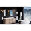Urban Ambiance Luxury Contemporary Wall Sconce 16.625''H x 10.375''W,  Olde Brass Finish,  Parkes Collection, UHP4235 - 2 of 4