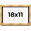 PosterPalooza | Shadow Box 1.5" Depth Gold Picture Frame - UV Acrylic, Backing Board, Hanging Hardware - 2 of 4