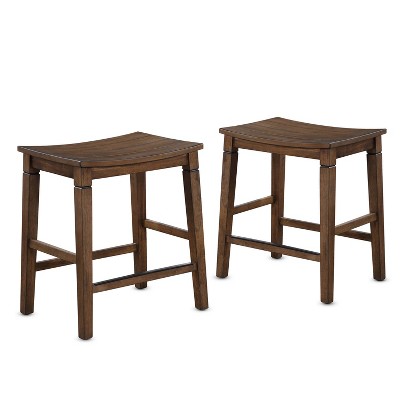 Westlake Brown Wood 5-Piece Counter Height Dining Set