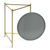 Kate and Laurel Ulani Round Metal Nesting Table, 2 Piece, Gray and Gold - 4 of 4