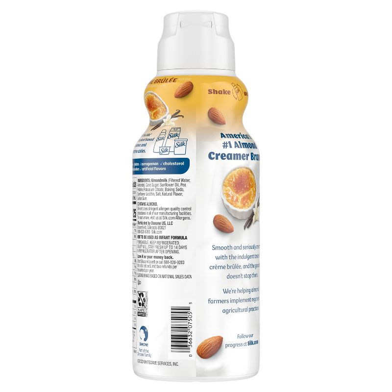 Silk Cr&#232;me Br&#251;l&#233;e Almond Creamer - 32 fl oz (1qt) Bottle, 5 of 9