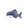 Hudson Baby Unisex Baby Plush Bathrobe and Toy Set, Blue Shark, One Size - 3 of 4