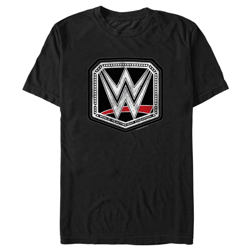 Men's WWE World Heavyweight Champion Logo T-Shirt, 1 of 6