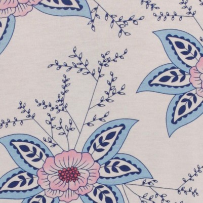 cream - whimsy floral
