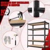 ORRD 5-Storey Adjustable Garage Rack, for Supermarkets/Garages/Basements/Warehouses,Black, Assembly Needed - 3 of 4