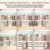 Aheaplus Closet System with 8 Drawers, Walk-in Wardrobe Organizer with 4 Hanging Rods - 4 of 4