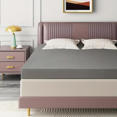 MAYEERTY 2 Inch King Mattress Topper - Gel Memory Foam, Cooling Double Bed Topper for Soft Sleep, Pressure Relief, CertiPUR-US