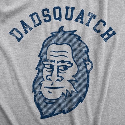 Мужские футболки Crazy Dog T-Shirts, Inc. Mens Dadsquatch T Shirt Funny Fathers Day Gift Sasquatch Bigfoot Joke Tee for Guys - Crazy Dog Men's T Shirt Gift for Dad Light Grey XL — фото 2