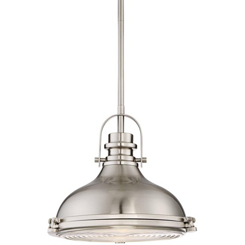 Possini Euro Design Verndale Brushed Nickel Mini Pendant 11 1/2