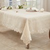 Saro Lifestyle Embroidered Design Tablecloth - image 4 of 4