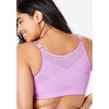 Comfort Choice Women's Plus Size Satin-Trim Posture Bra - 3 of 4