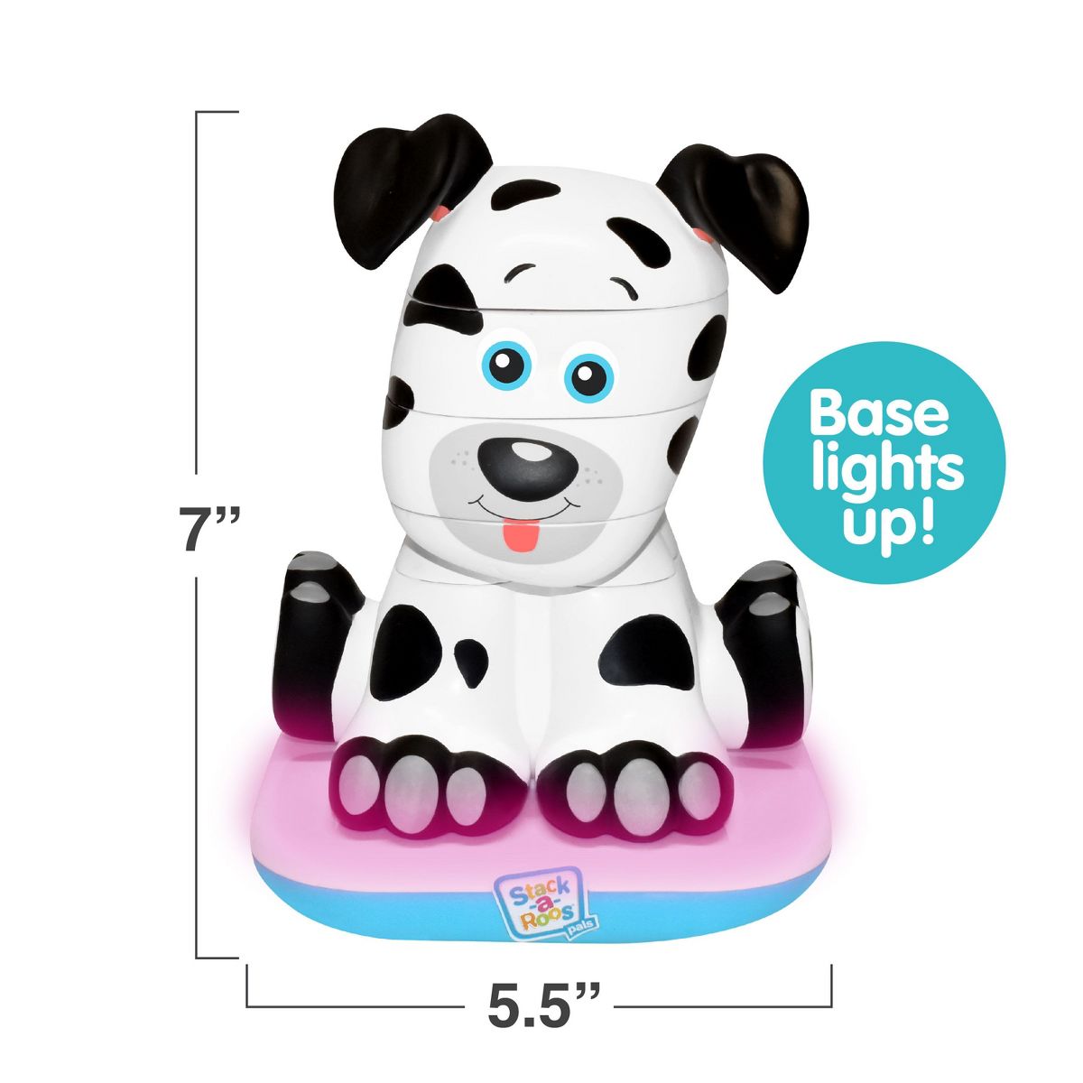Stack-A-Roos Puppies Animal Stacking STEM Toy for Toddlers - Baby Puppy Dogs - thumbnail 2