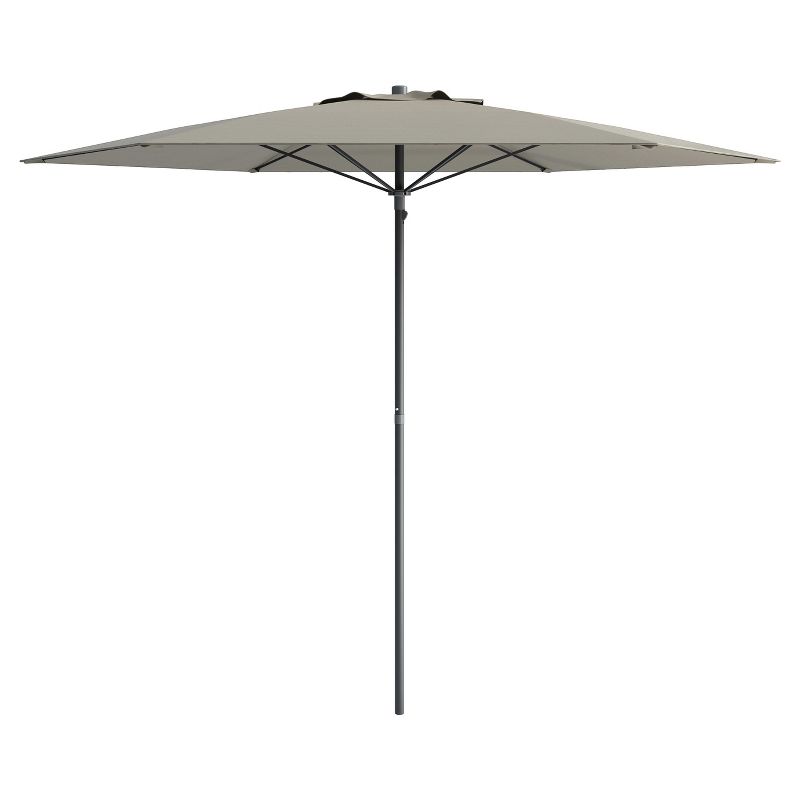 7.5&#39; x 7.5&#39; UV and Wind Resistant Beach/Patio Umbrella Gray - CorLiving, 1 of 7