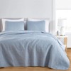 FIONECA Oversized 3 Piece Quilted Bedspread Set Includes Bedspread Matching Shams For Versatile Bedroom Styling - 2 of 4