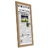 Americanflat 11x22 Newspaper Frame with plexiglass - Assorted Media Article Cover Frame - Available in a variety of Colors - 2 of 4