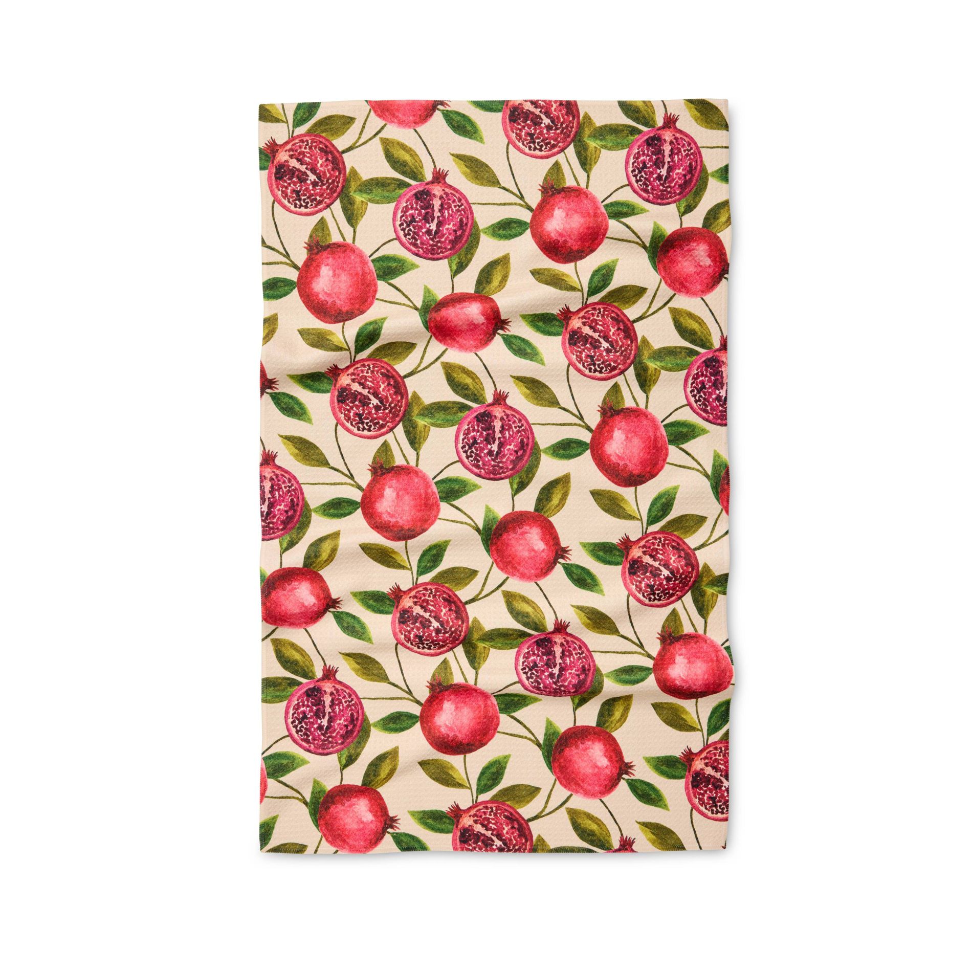 Geometry Kitchen Tea Towel Pom