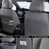 Coverado Car Seat Covers Full Set Faux Leather Seat Protectors 5 Seats - 3 of 4