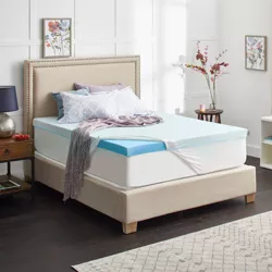 Sealy Queen ChillZone 3" Gel Memory Foam Mattress Topper with Cover
