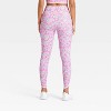 Women's Floral Print High-Rise Piped Leggings - JoyLab™ - 2 of 3