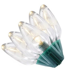 GE StayBright 25-count Warm White LED Christmas String Lights 12FT Length - 1 of 3