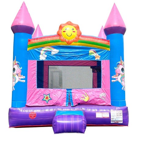 Pogo Bounce House Crossover Kids Inflatable Bounce House, No Blower - image 1 of 4