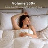 Inhand White Goose Down Feather Pillows, Hotel Collection Bed Pillows, Medium Firm Soft Support Pillow with 100% Cotton Fabric - 3 of 4