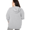 Woman Within Better Fleece Zip-Front Hoodie - 3 of 4
