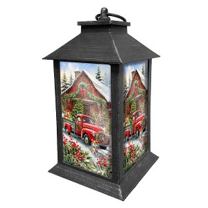 Briarwood Lane Lantern 13.5" x 5.5" x 5.5" Country Christmas For Christmas Lantern - 1 of 3