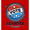 Go Vote Button! Adult Crew Neck Short Sleeve Tee - 2 of 2