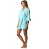 Casual Nights Womens Jersey Duster Short Robe - 2 of 4