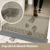 Door Dirt Trapper Non Slip Entryway Rug Absorbent Beige Muddy Paws Entrance Hallway 32x48 Inch Low Profile Washable - 2 of 4