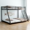 LOVMOR Full XL Over Queen  Heavy Duty Bunk Bed for Adults with Ladder and Full Length Guardrail for Adults,Teens,Kids - 3 of 4