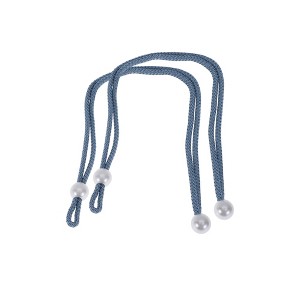 Unique Bargains Faux Pearl Curtain Tie Polyester 2 Pcs - 1 of 4