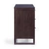 Teamson Home Hatteras Dresser with 6 Rattan Inset Drawers, Faux Leather Pulls & Deep Storage - 4 of 4