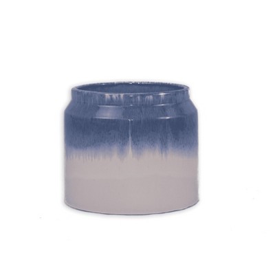 SpassWay 8" Dia Outdoor Indoor Ceramic Planter Pot Decorative Planter with Drainage Hole Patio Flower Pot