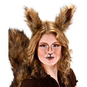 HalloweenCostumes.com   Deluxe Squirrel Ears Headband, Brown - 1 of 2