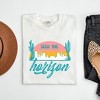 Simply Sage Market Women's Seek The Horizon Short Sleeve Garment Dyed Tee - 2 of 2