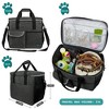 PetAmi Dog Travel Bag, Pet Supplies Organizer with Pockets, Food Container Collapsible Bowls, Gift Accessories Weekend Camping - 2 of 4