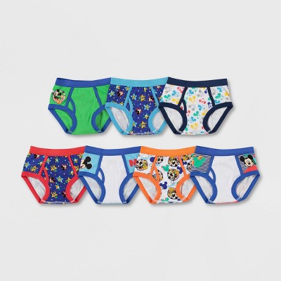 Toddler Boys' 7 Pack Underwear Mickey Mouse by Handcraft 2T-3T