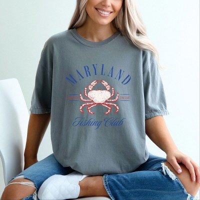 Simply Sage Market Maryland Fishing Club Garment Dyed Tee