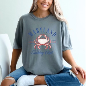 Simply Sage Market Maryland Fishing Club Garment Dyed Tee - 1 of 4