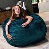 Big Joe Bean Bag Chair with Removeable Cover, Foam Filled, Multiple Sizes and Fabrics, All Ages - 2 of 4