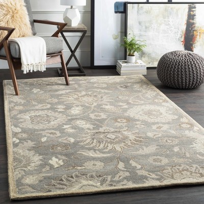Hauteloom Conesus 1195 Hand Tufted Ivory & Taupe Wool Rug