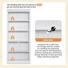 Sapphtopaz Tall Wood Bookcase with Adjustable Storage Shelves, Space Saving Display Home Decor Bookshelves, Storage Organizer for Small Spaces, Office - 4 of 4