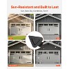 VEVOR Magnetic Garage Door Hardware Kit, Decorative Garage Door Hinges Handles, Black Carriage House Accents, No Installation Needed,Black - 4 of 4