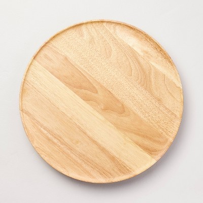 18 Wooden Pedestal Lazy Susan Natural - Hearth & Hand™ With