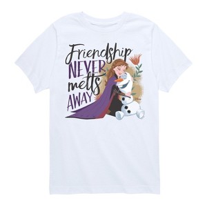 Boys' - Frozen 2 - Friendship Never Melts Away Short Sleeve Graphic T-Shirt - 1 of 4