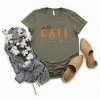 Simply Sage Market Women's Leopard Hello Fall Short Sleeve Graphic Tee - 3 of 4